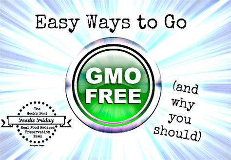 Easy Ways To Go Gmo Free And Why You Should The Organic Prepper