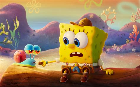 2880x1800 Gary And Spongebob Macbook Pro Retina Wallpaper Hd Movies 4k