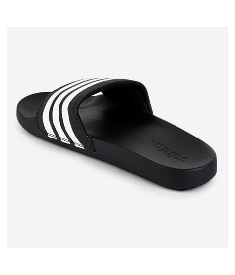 Adidas Black Slide Flip Flop Price In India Buy Adidas Black Slide