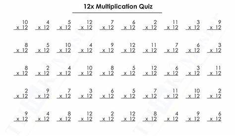 Pin on Free Printable Multiplication Worksheets and Answer Keys
