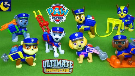 Paw Patrol Ultimate Rescue Police Pups Figure 6 Pack Ultimate Rescue