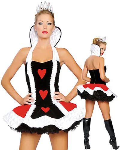 sexy queen of hearts adult costume for party new 2017 cospaly infantile girl costume queen