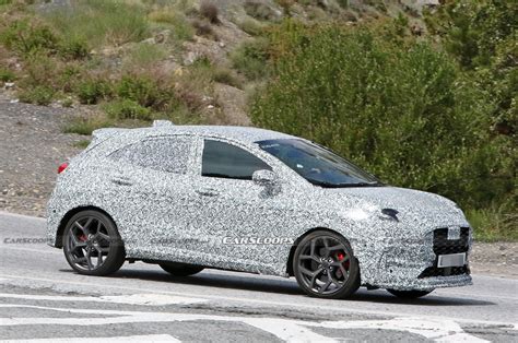 2024 Ford Puma Facelift Makes Spy Debut In St Guise Carscoops