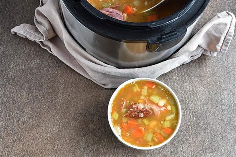 Instant Pot Ham Bone Bean Soup Recipe Cookme Recipes