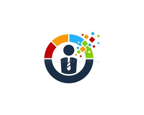 Job Icon Logo Design Element Vektor Illustrationer Illustration Av