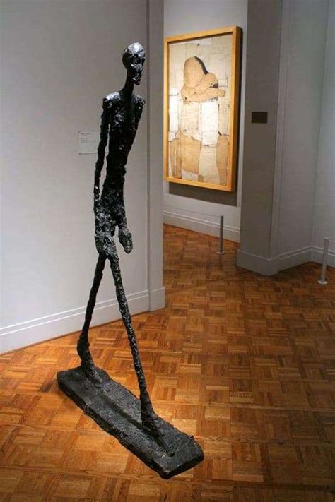 Description Of The Alberto Giacometti Sculpture The Walking Man ️
