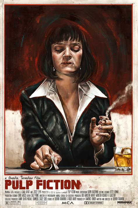 Pulp Fiction Alternative Film Poster On Behance