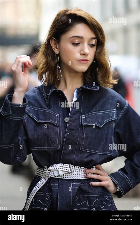 Natalia Dyer Attending The Zadig And Voltaire Runway Show During New York