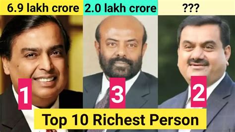 Richest Man In India Top 10 Richest Person In India 2023 List
