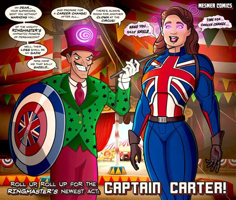 captain carter hypnotized by the ringmaster by mesmercomics on deviantart