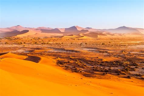 Red Dunes Of Namib Desert Near Sossusvlei Aka Sossus Vlei Namibia