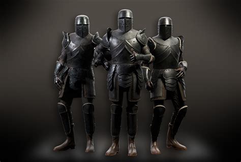 Lowpoly Pbr Knight Armour 3d Model Cgtrader