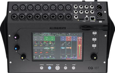 Allen And Heath Cq18t Small Format Digital Mixing Console With