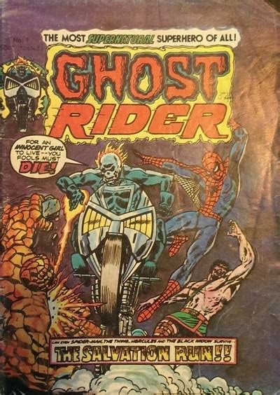Ausreprints Ghost Rider Yaffapage 1977 Series 7