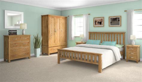 The Marton Light Oak Range Of Bedroom Furniture Is A Simple Clean