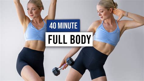40 MIN FULL BODY TONING LOW IMPACT TOTAL CORE Workout Weights No