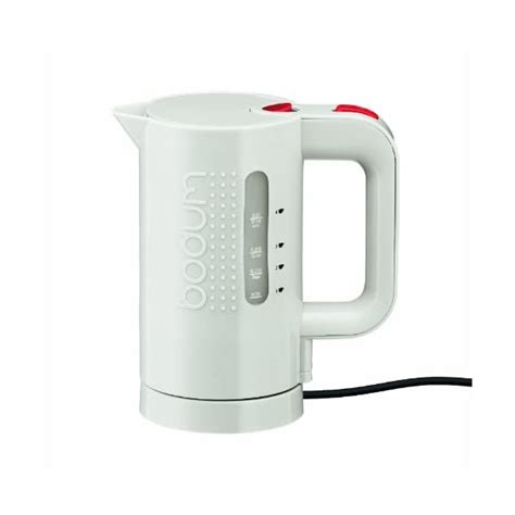 Bodum Bistro Electric Water Kettle 17 Ounce 5 Liter White Gourmetian