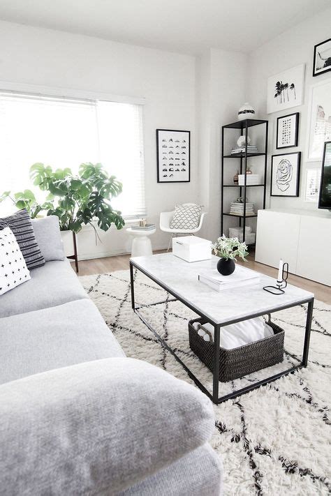 99 Diy Small Apartement Decorating Ideas 12 Monochrome Living Room