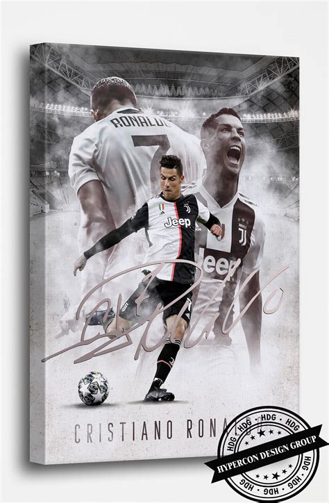 Cristiano Ronaldo Canvas Cr7 The Legendary Hat Trick With Etsy