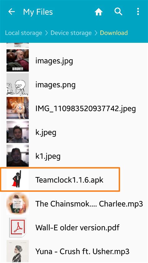 Installing Teamclock Android App Using The Apk File Payrollhero Support