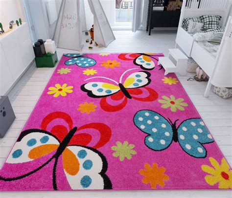 Well Woven Modern Rug Daisy Butterflies Pink 33 X 5 Accent Area Rug