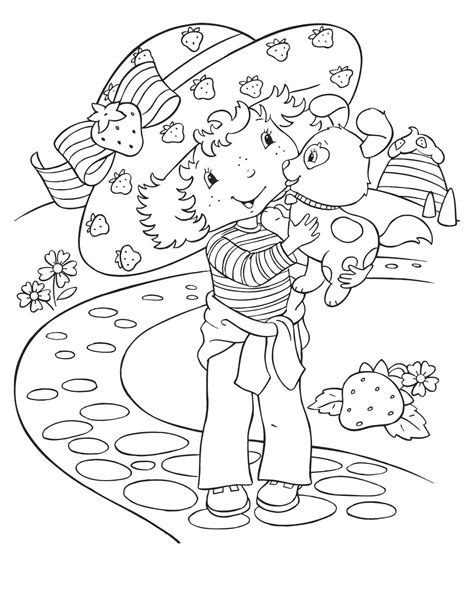 Strawberry Shortcake Coloring Page