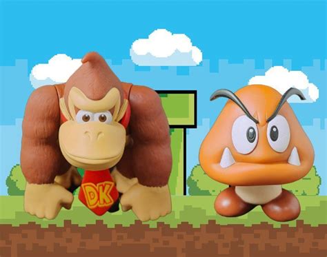 Super Mario Bros Donkey Kong Und Gumba Action Figuren Set Kaufen Auf
