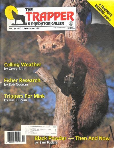 Trapper And Predator Caller October 1991 By Multiple 1991