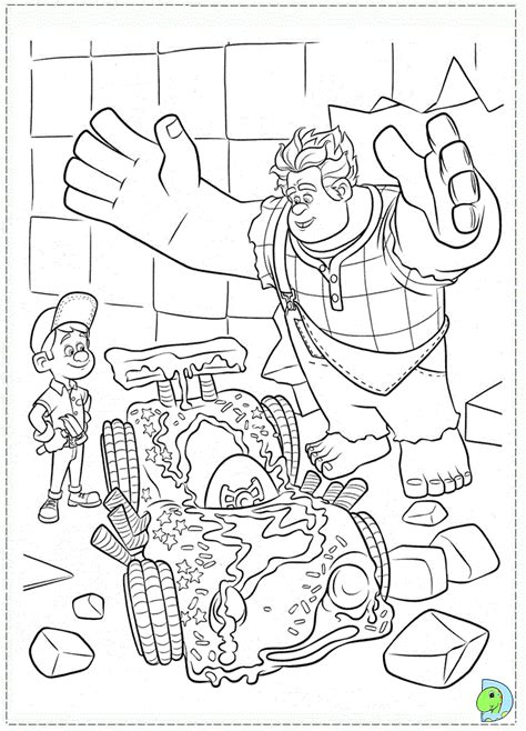 Coloring Pictures Of Wreck It Ralph Coloring Pages
