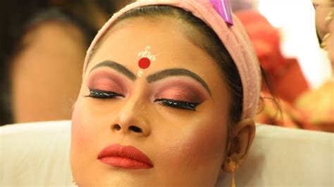 Bengali Eye Makeup Bengali Bridal Makeup Making Video Mua Tania Sarkar