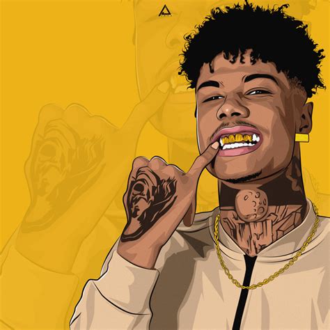Blueface Mini Art Print By Anjolaanthony91 Without Stand 3 X 4
