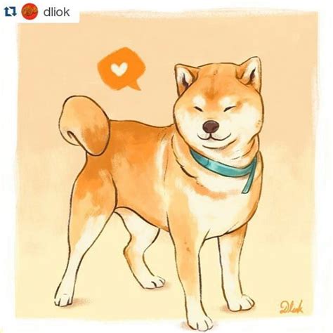 Shiba Inu Or Shibe Doge Cartoons Beautiful Artwork Cartoon Dog