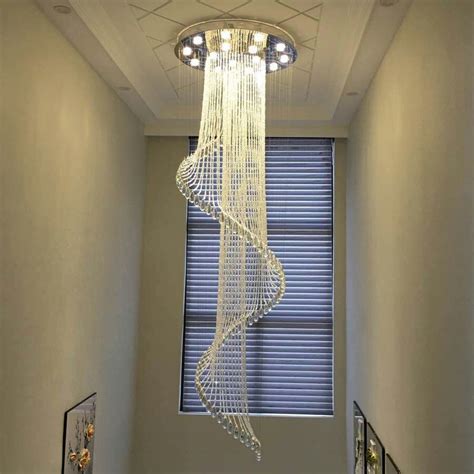 2 Story Foyer Chandeliers Crystal Large Entryway Chandelier Lighting