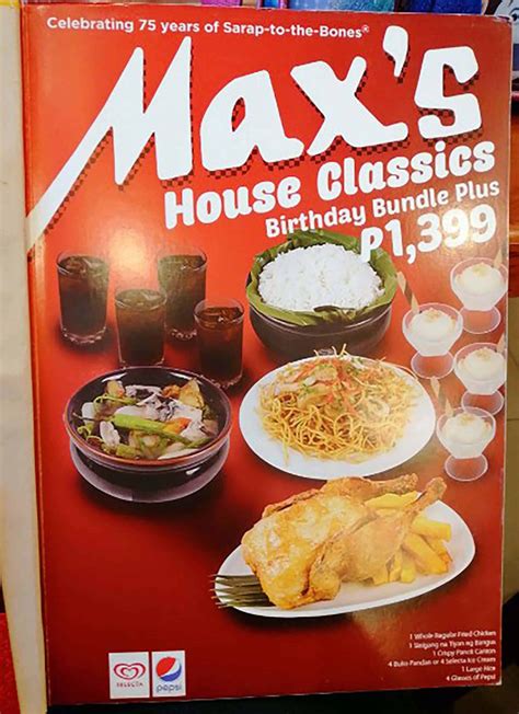 Maxs Restaurant Menu Philippines 2022 — Philippine Menus 2022