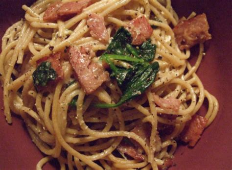 Skinny Spaghetti Carbonara Keeprecipes Your Universal Recipe Box