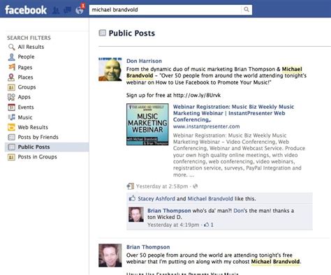 How To Search Public Posts On Facebook And Monitor Your Brand Michael
