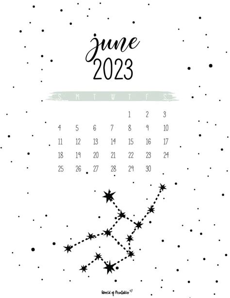 Printable June 2023 Calendar Calendar Printables Printable Calendar