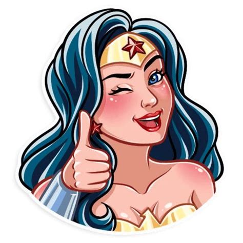 Pack De Stickers Para Telegram Wonder Woman