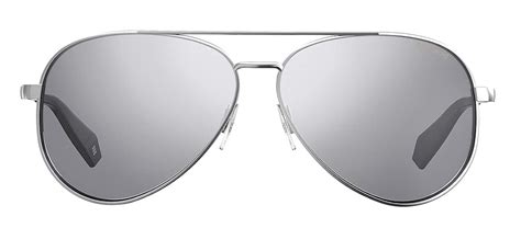 Polaroid Mirrored Aviator Pld 6069s Silver Womens Sunglasses Vision Express