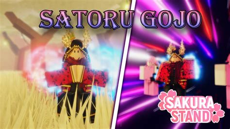 Satoru Gojo Sakura Stand Showcase Obtainment Method Description