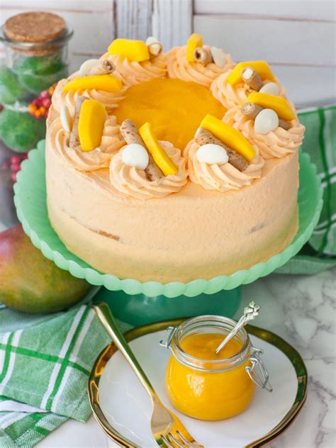 Creamy Mango Cake Recipe Video Tatyanas Everyday Food