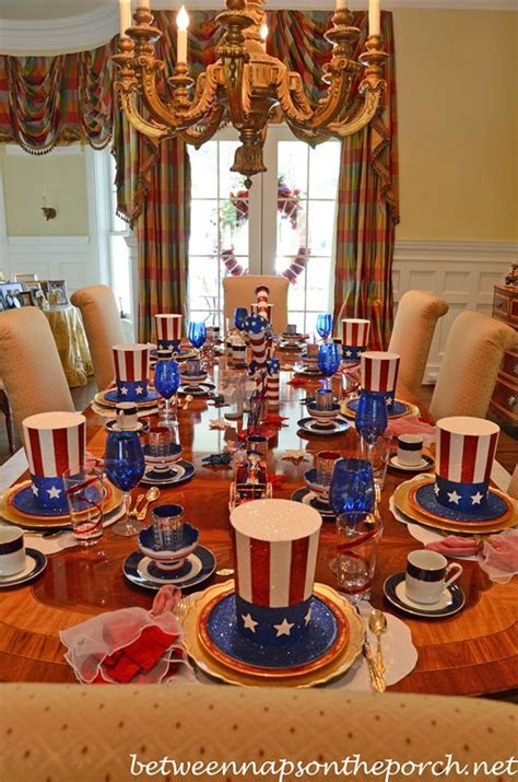 Table Setting Ideas for a 4th of July Party Fourth Of July Decor, 4th