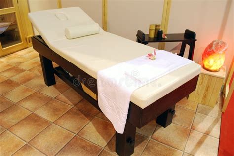 Spa Relaxation Bed For Massage Stock Image Image Of Healthy Luxury 13388705