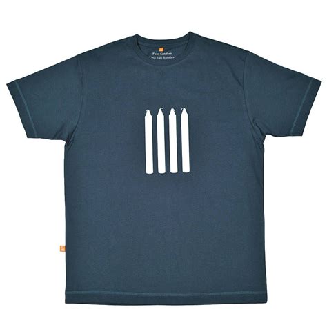 Four Candles T Shirt Ethical T Online T Shop Hand Screen Printed Ts For Father