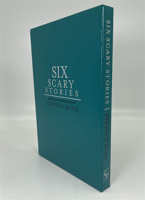 slipcase for six scary stories selected by stephen king cemetery dance publications