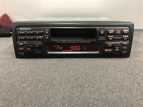 Old Sony Car Radio Stereo Cassette Player Model Xr Retro S