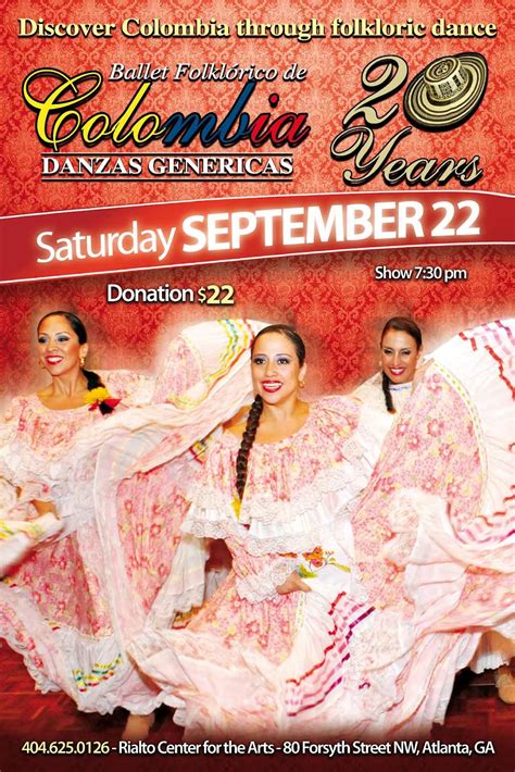 danzasgenericas 20th anniversary colombian folkloric ballet