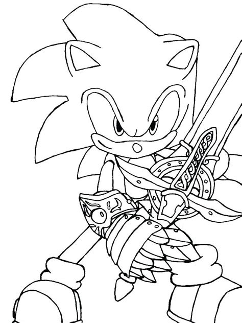 Sonic Color Pages Dark Sonic Coloring Pages Drawings Illustration