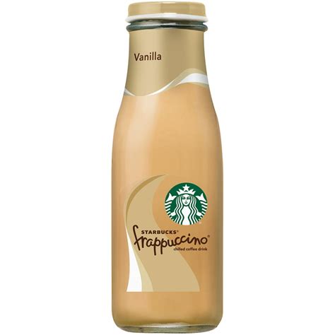 Starbucks Frappuccino Vanilla Chilled Coffee Drink 137 Fl Oz Bottle