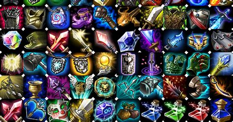 Blizzard Games League Of Legends Item Icons